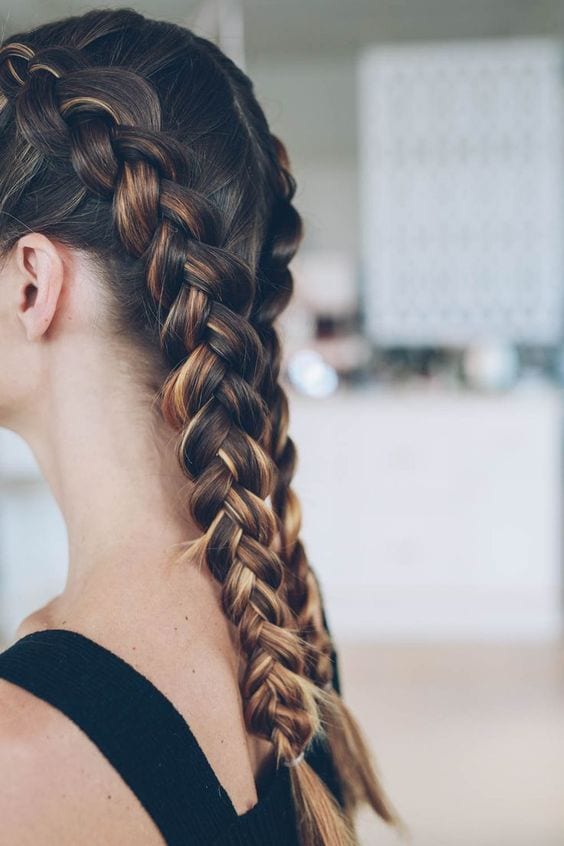 Braided Hair Styling
