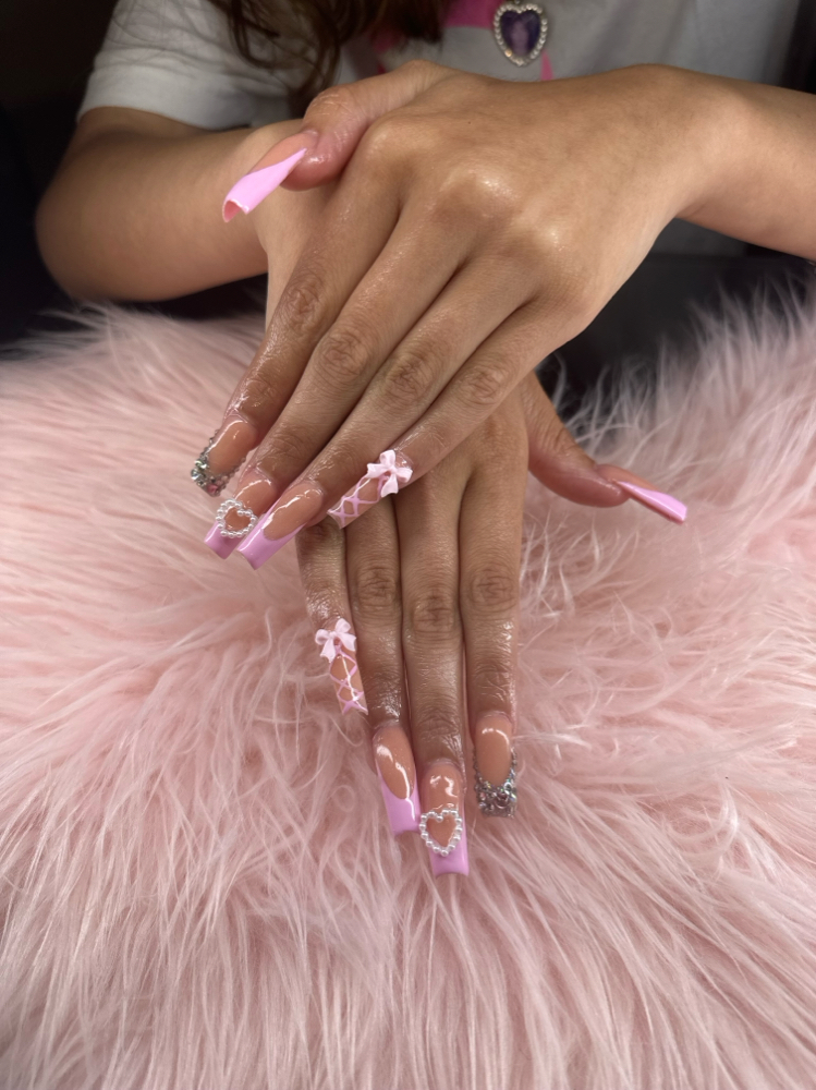 Long Acrylic Full Set