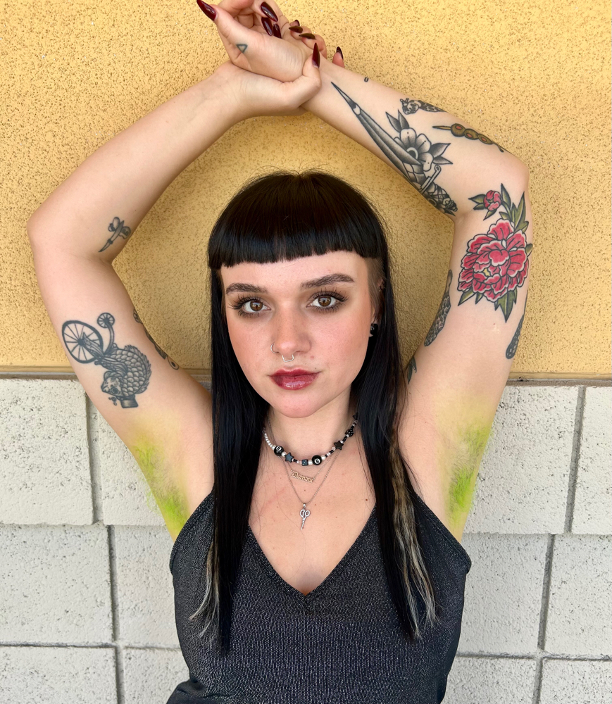Armpit Bleach + Dye at Black Comb Society in Peoria, AZ
