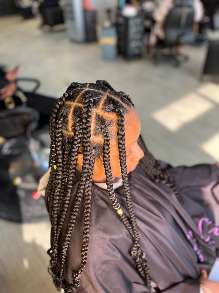 Knotless Braids at Hair By Cali in Eastpointe, MI