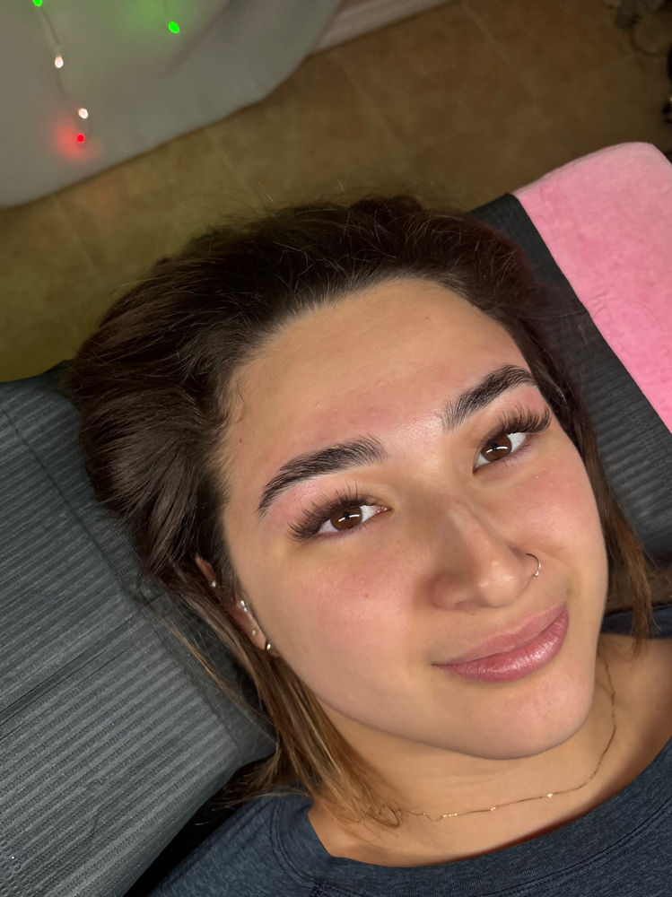 Brown Wispy Lash Set, Colored Lashs