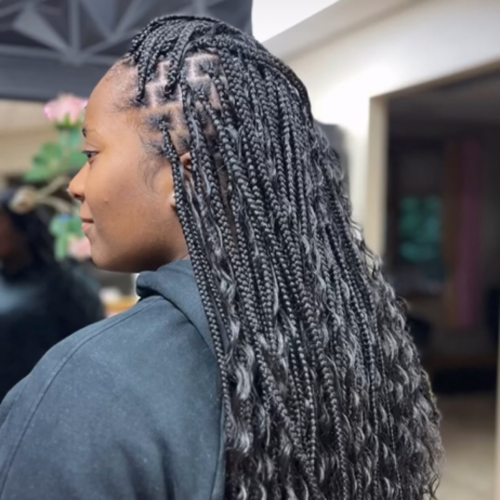Knotless, & Boho Knotless Braids at Growing Confidence in Michigan City, IN