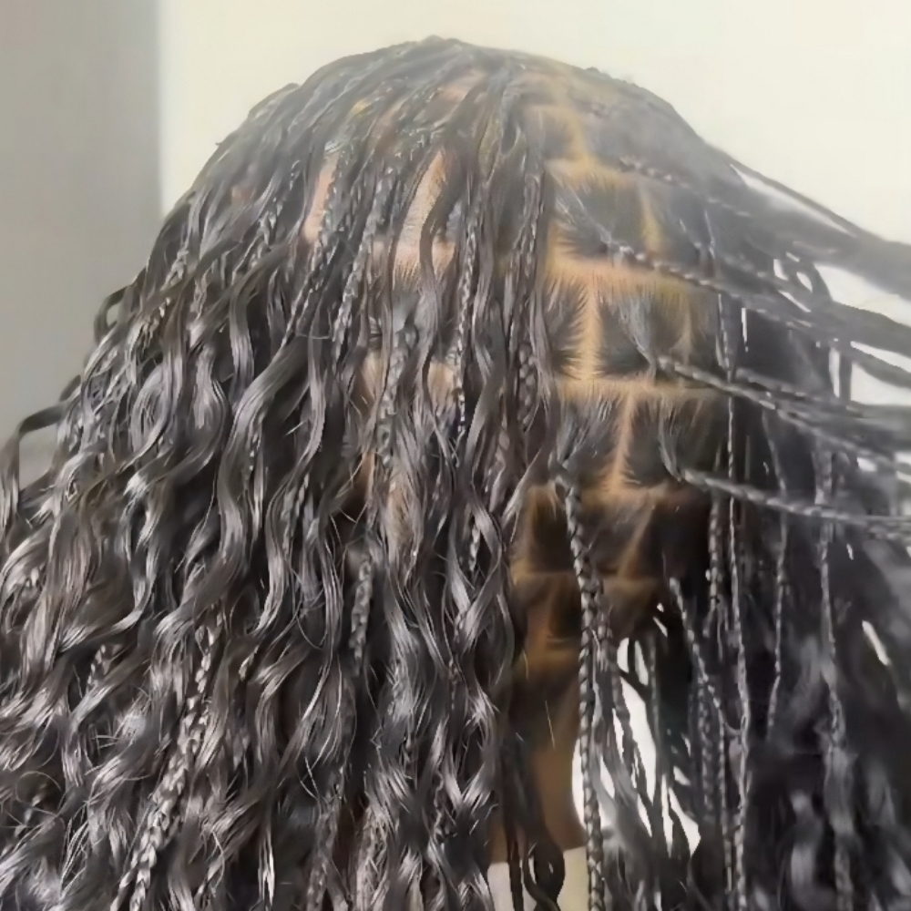 Miracle Knotless Braids at The collective salon and barber spa inc in Locust Grove, GA