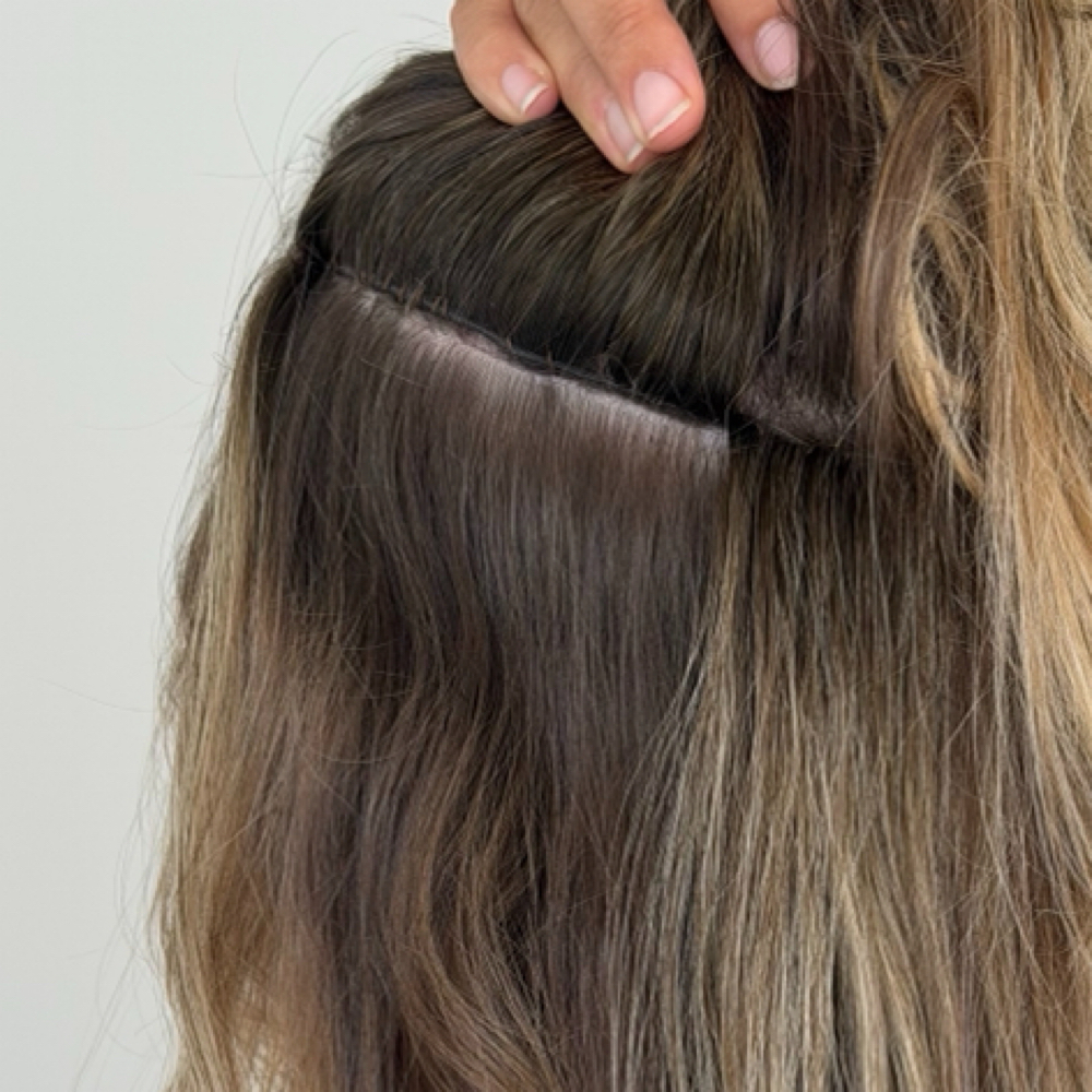 Weft Extension Install at Mckenna Mary Hair in San Clemente, CA