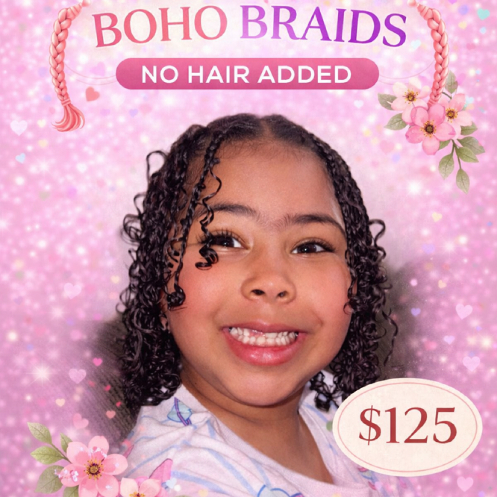 Natural Hair Boho Braids
