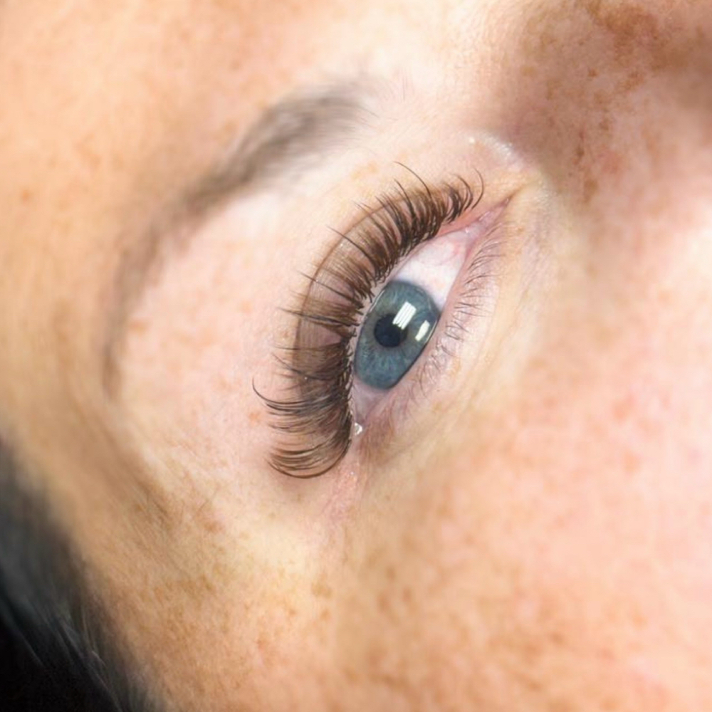 Brown Lash Extensions - Full Set at Haus Of Aesthetics in Breckenridge, TX