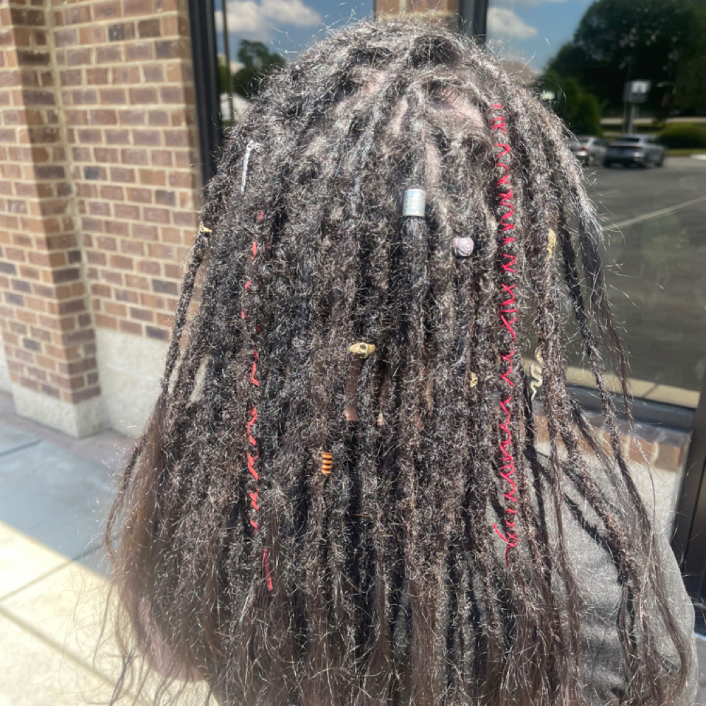 Dreadlock Consultation at Nevermore Hair Salon in Danielsville, GA