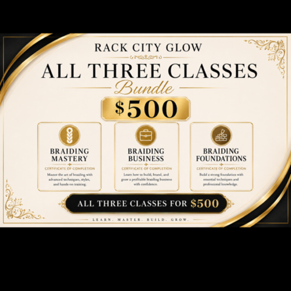 Braiding Bundle Classes at Rack City Glow in Cranston, RI