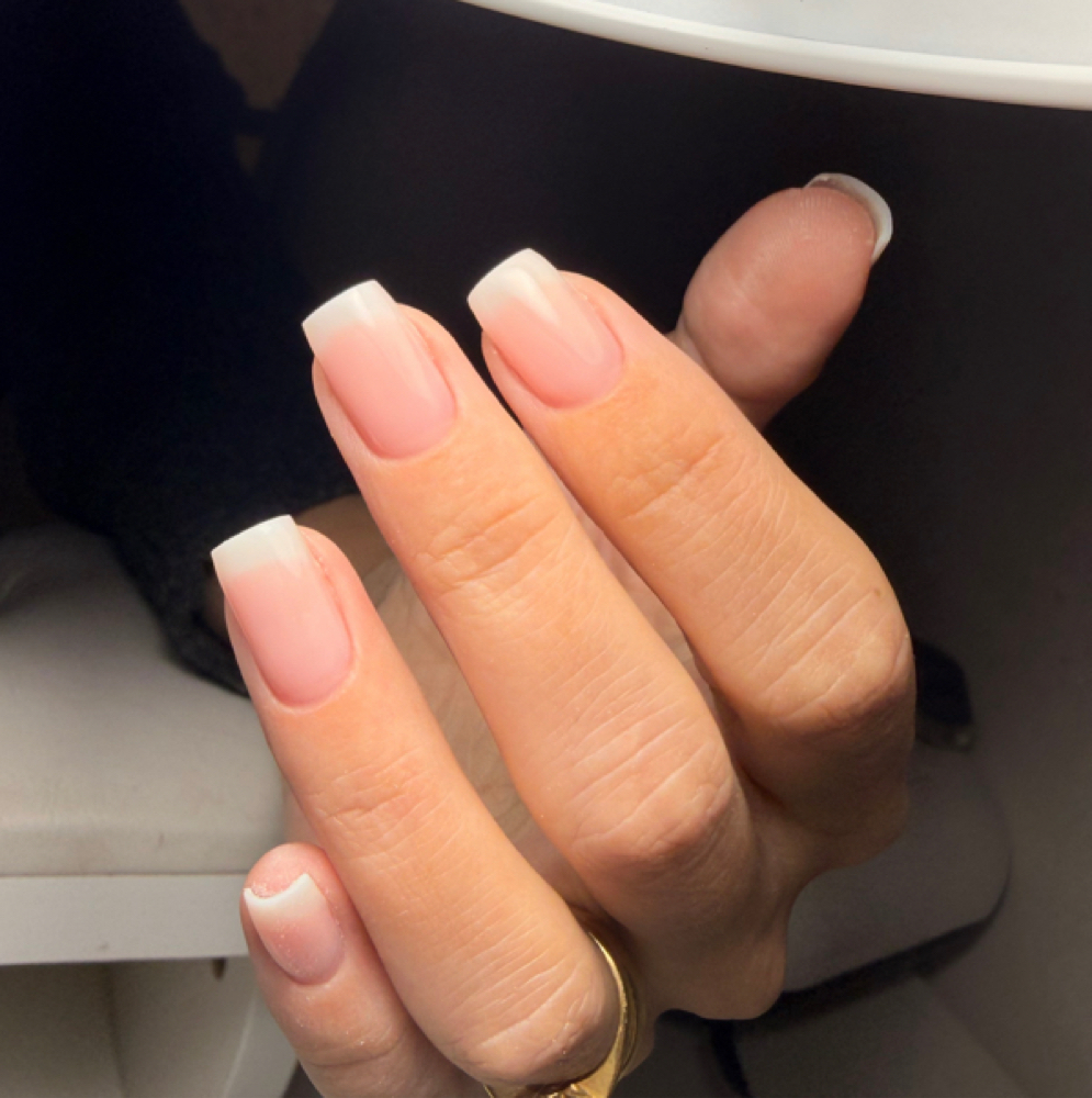 Sculpted French at Nail Evolution in Reston, VA