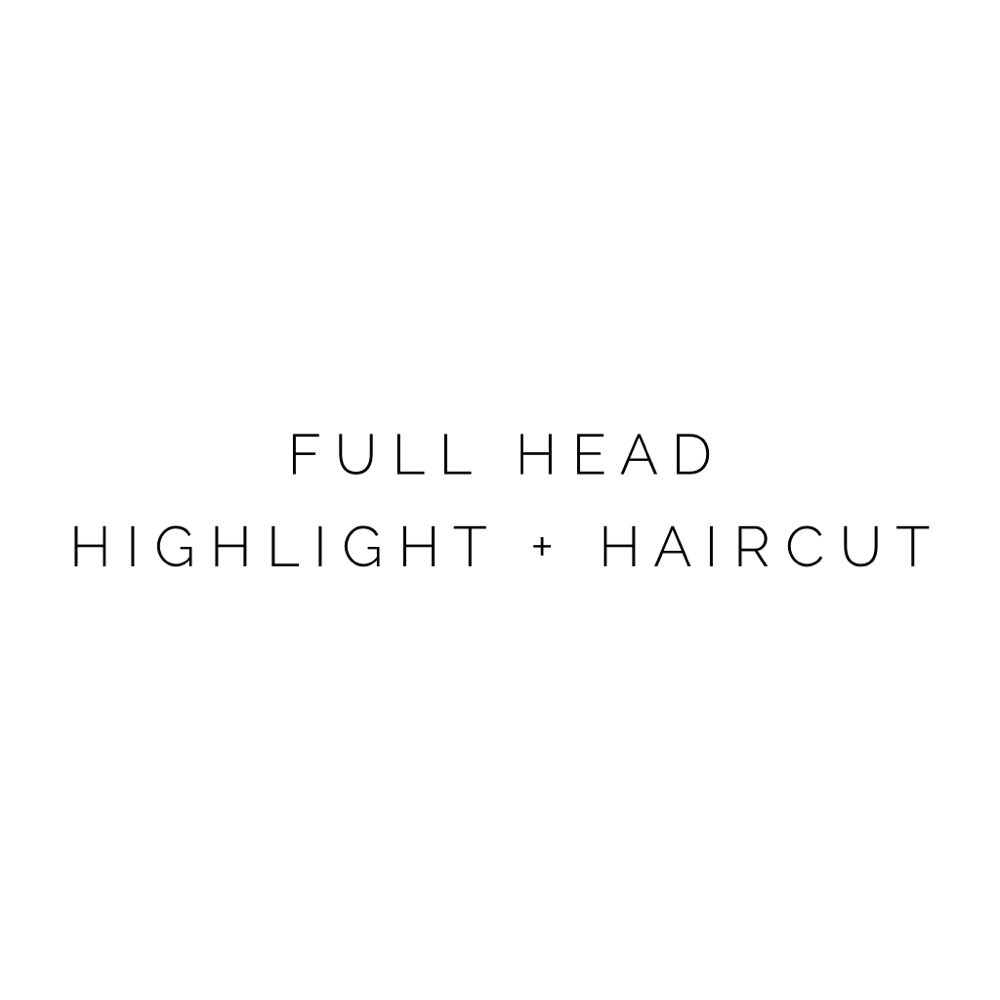 Full Head Highlight + Haircut