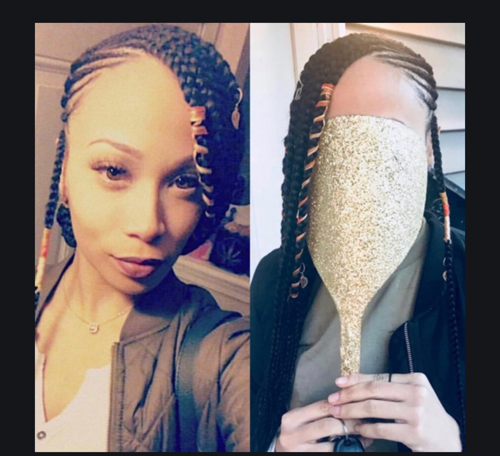 Lemonade Braids Or Braided Ponytail