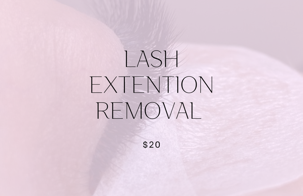 Lash Extention Removal