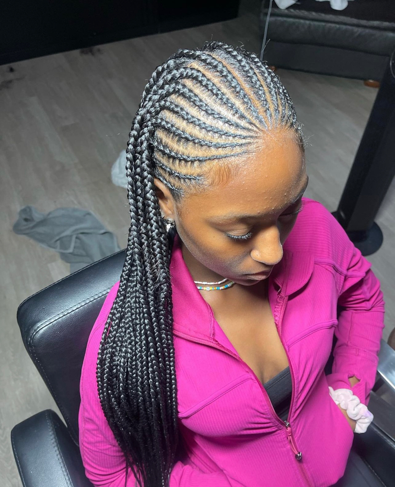 Fulani Knotless Braids