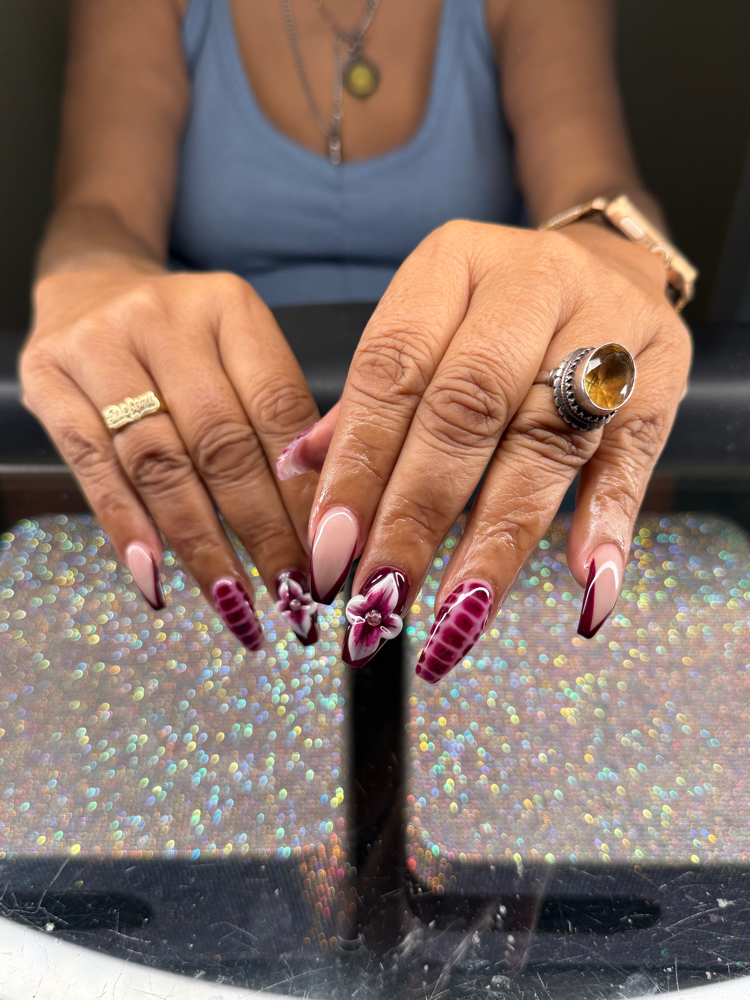 Acrylic Full Set Long Length