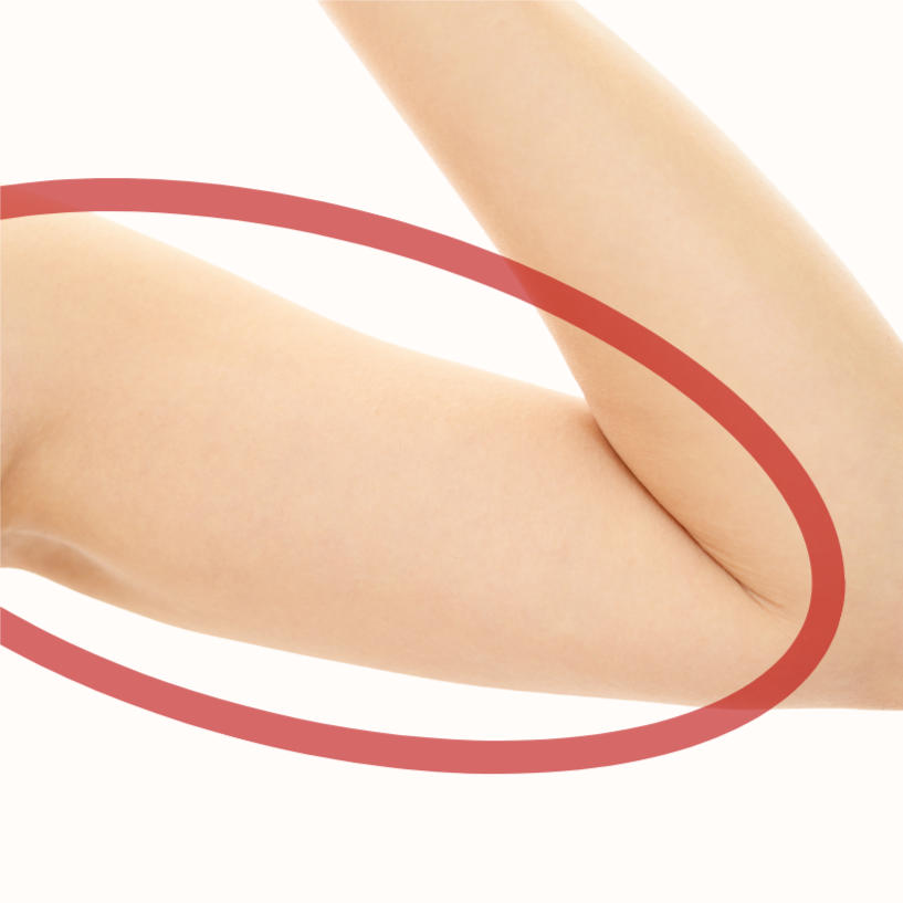 Arms Upper at Bareline Aesthetics in Brea, CA