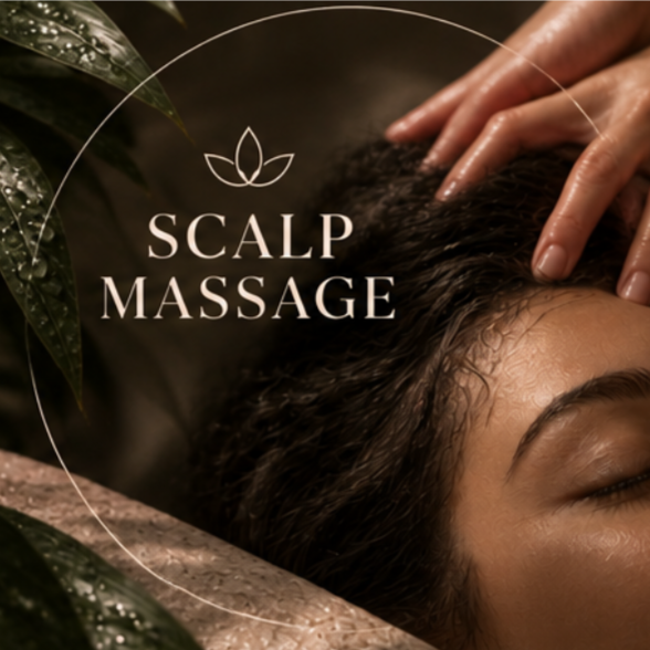 Intensive Scalp Massage Enhancement at Studio 486 A Beauty Boutique in Newport Beach, CA