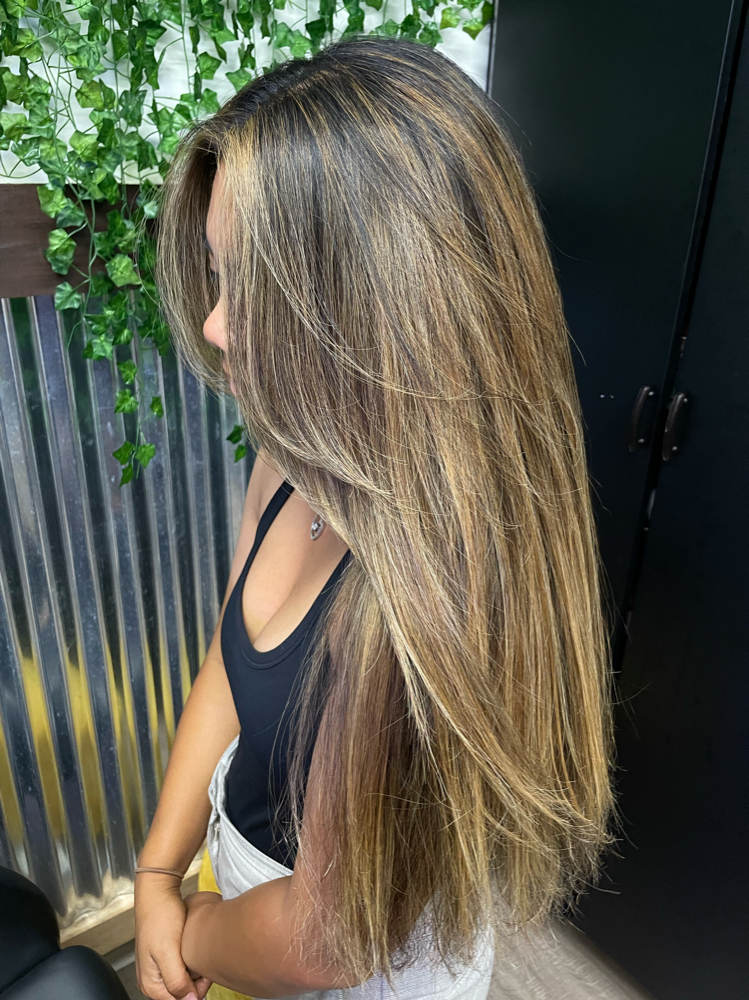 Partial Highlight at Rosebud Beauty LLC in Carlsbad, CA