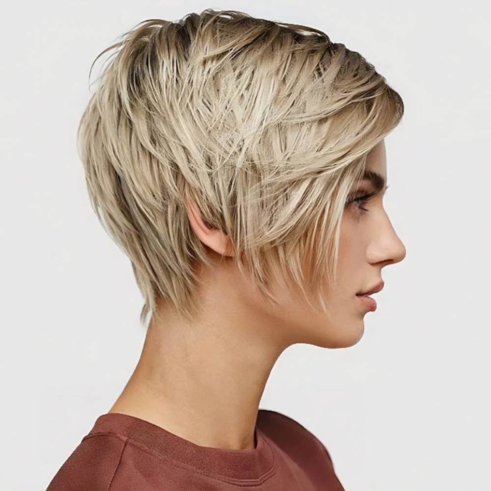 Short Haircut at Coiffeur Salon & Boutique in Loveland, CO