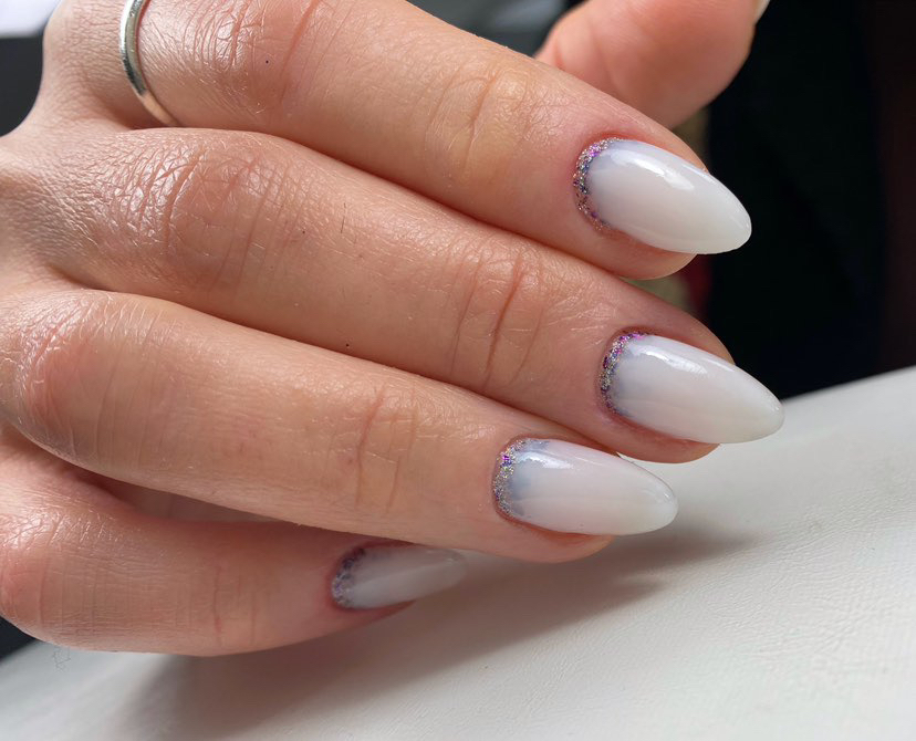 Hard gel manicure