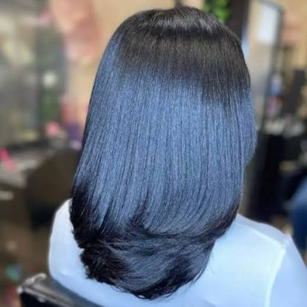 Relaxer & Style at SandraMarie Hair Studio in Summerville, SC