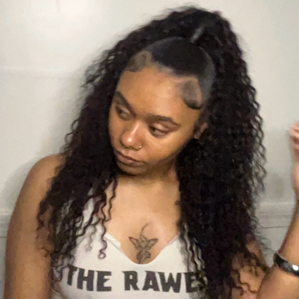 Half Up Half Down Quick Weave at Dion’s Overflow in Youngstown, OH