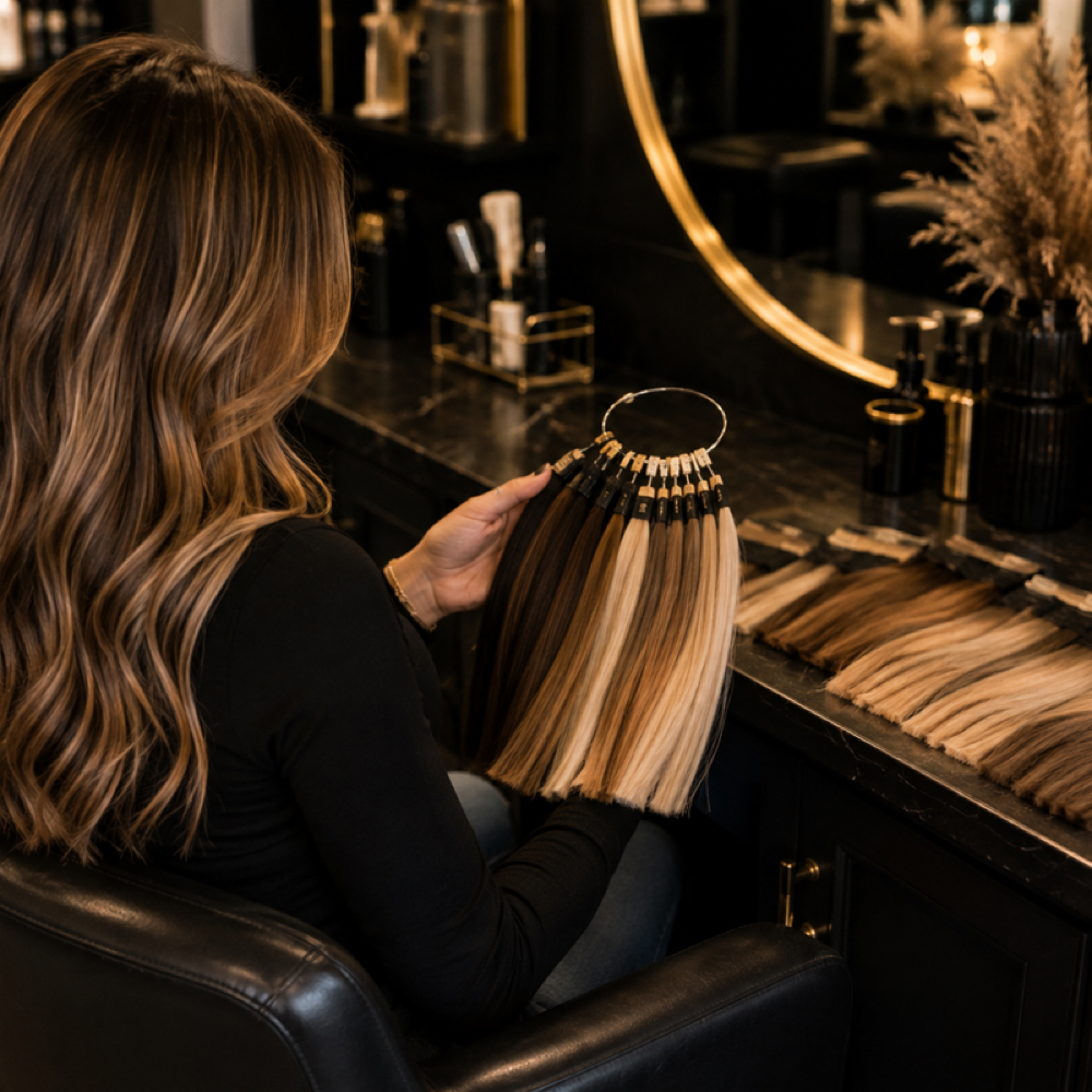 Extension Consultation at Glamazon Hair Studio in Knoxville, TN