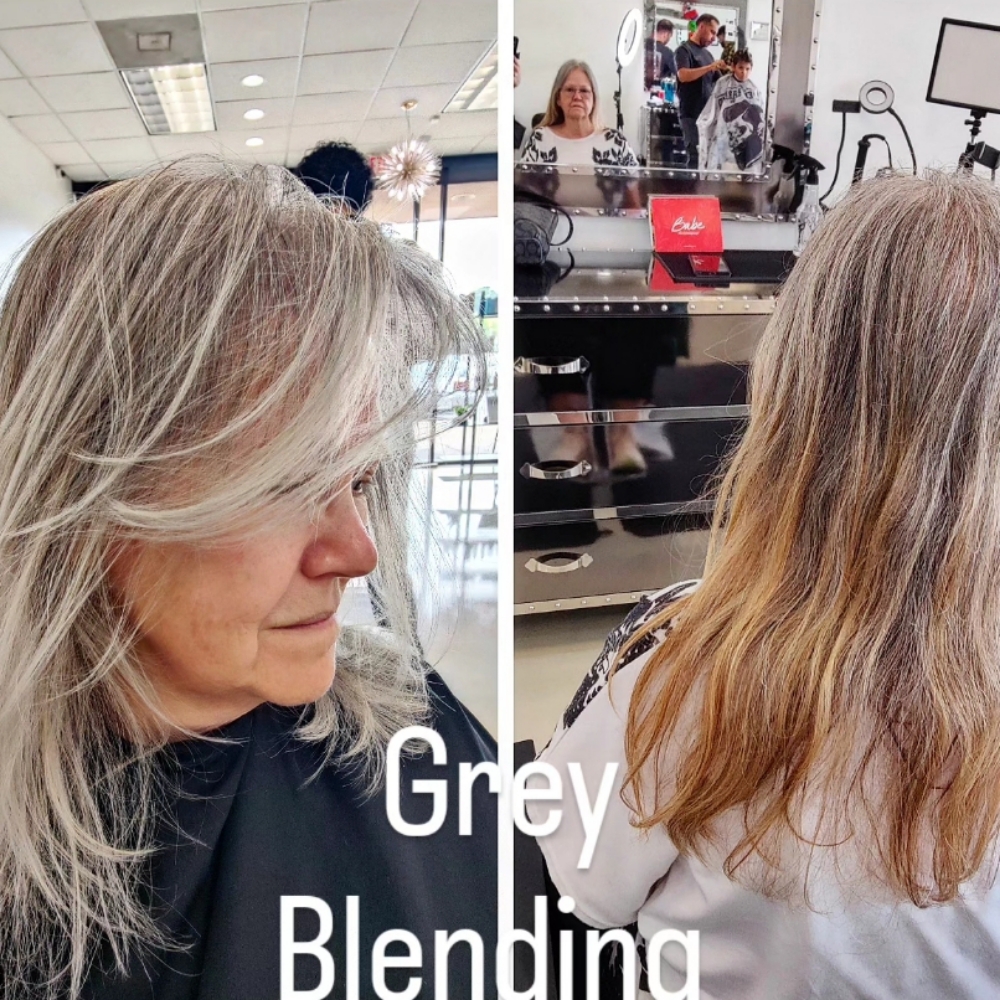 Grey Blending at Miah Worthwhile in San Antonio, TX