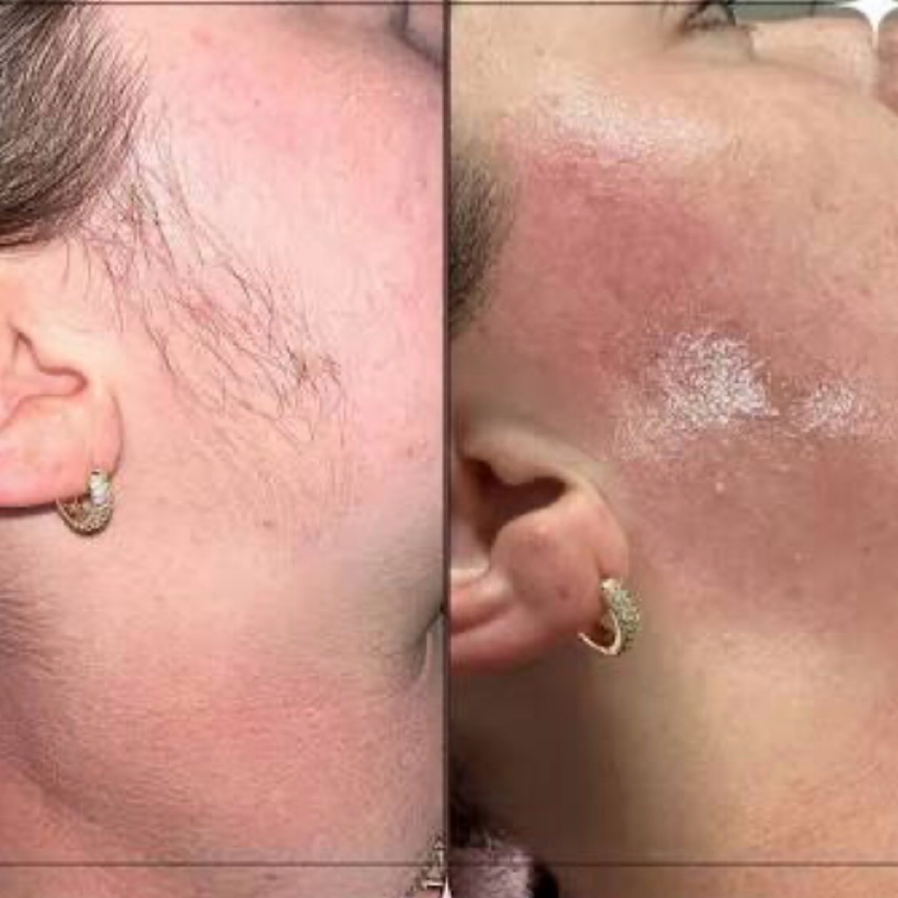 Sideburn Wax at Four Roots Beauty Collective in rock island, IL