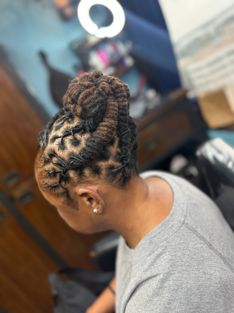 Loc Updo Style (Add-On)