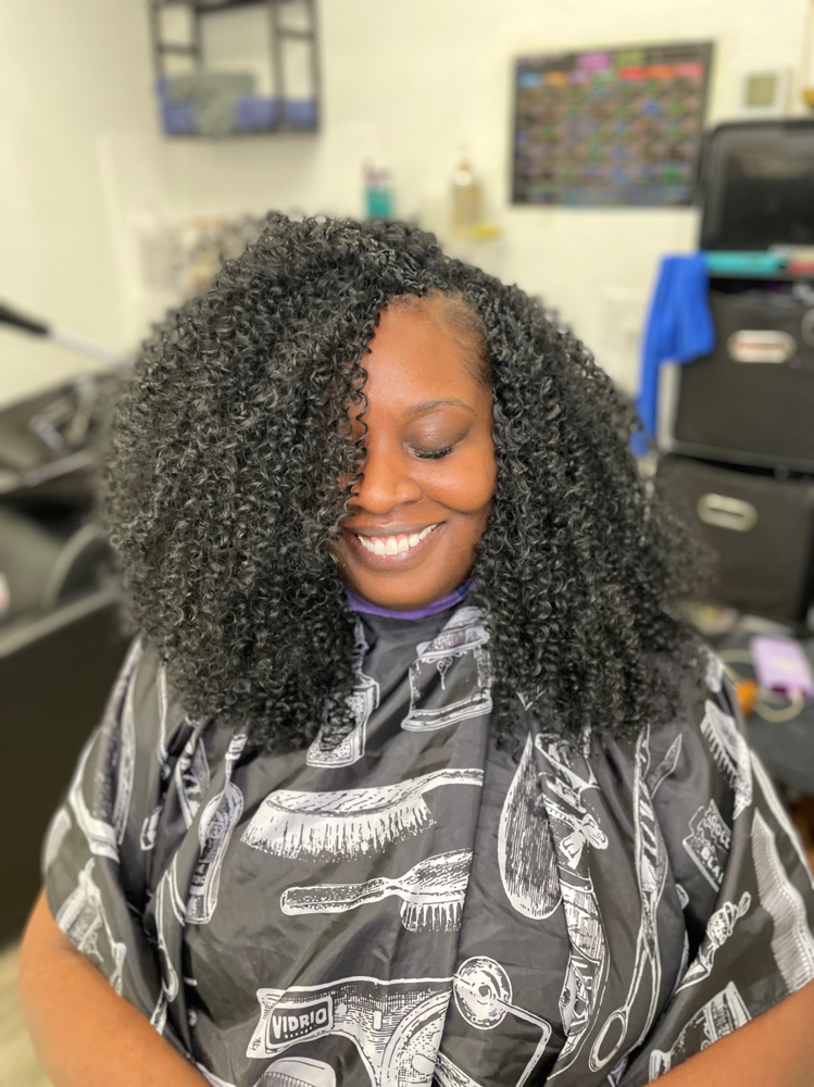 ILLUSION CROCHET/LOOSE HAIR CROCHET at T.I.N.A. Beauty in Inglewood, CA