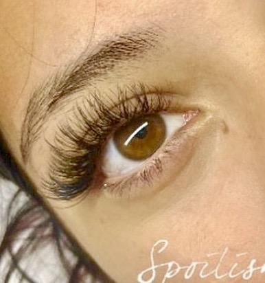 Hybrid Full Set Lash Exte Extension at Spoilish in Santa Clarita, CA