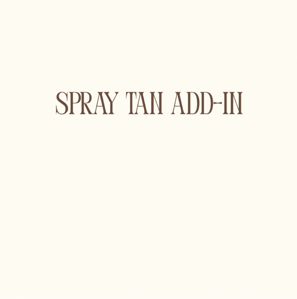 Spray Tan Add-In at The Sister Suite in West Point, MS
