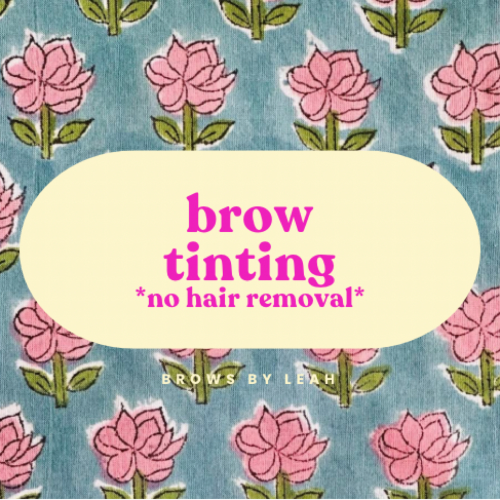 Brow Tint *no brow wax* at Brows by Leah in Millbury, MA