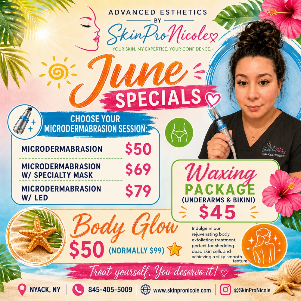 Microdermabrasion Specials at Advanced Esthetics by SkinProNicole in Nyack, NY
