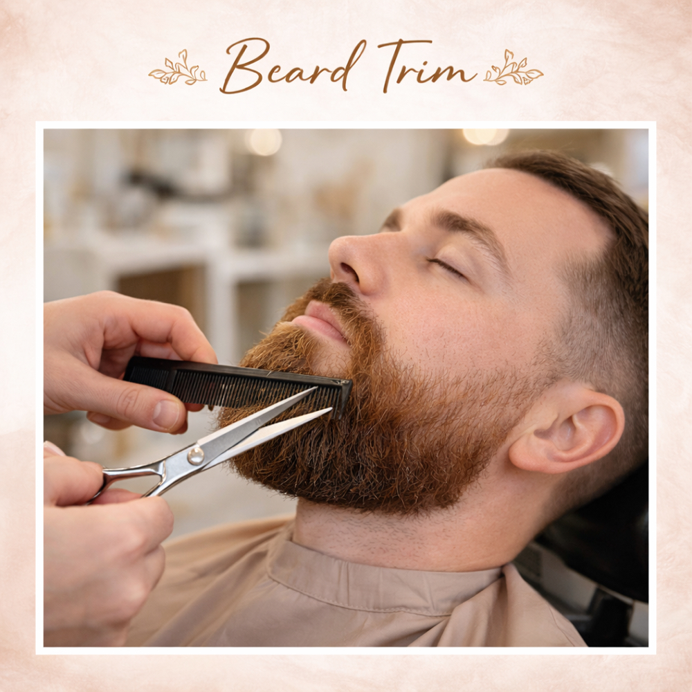 Beard-Mustache Trim at Studio M Beauty Co. in Salem, OR
