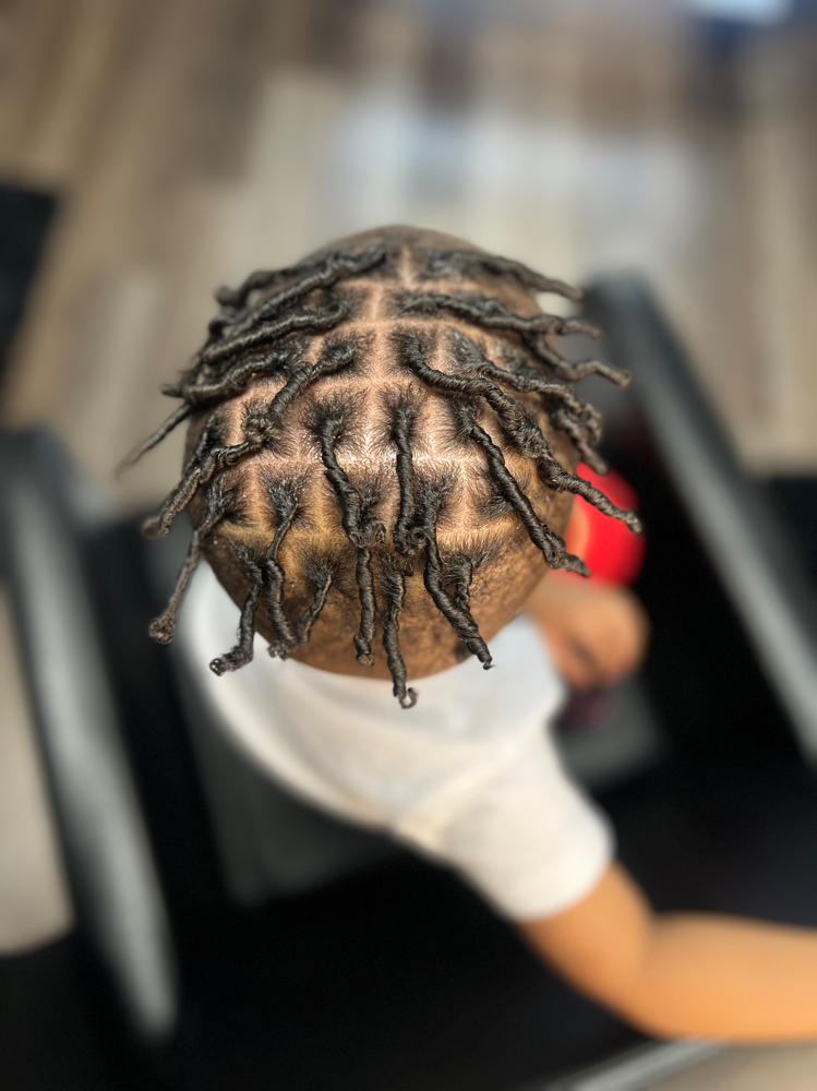 Kids Med Coil starter locs