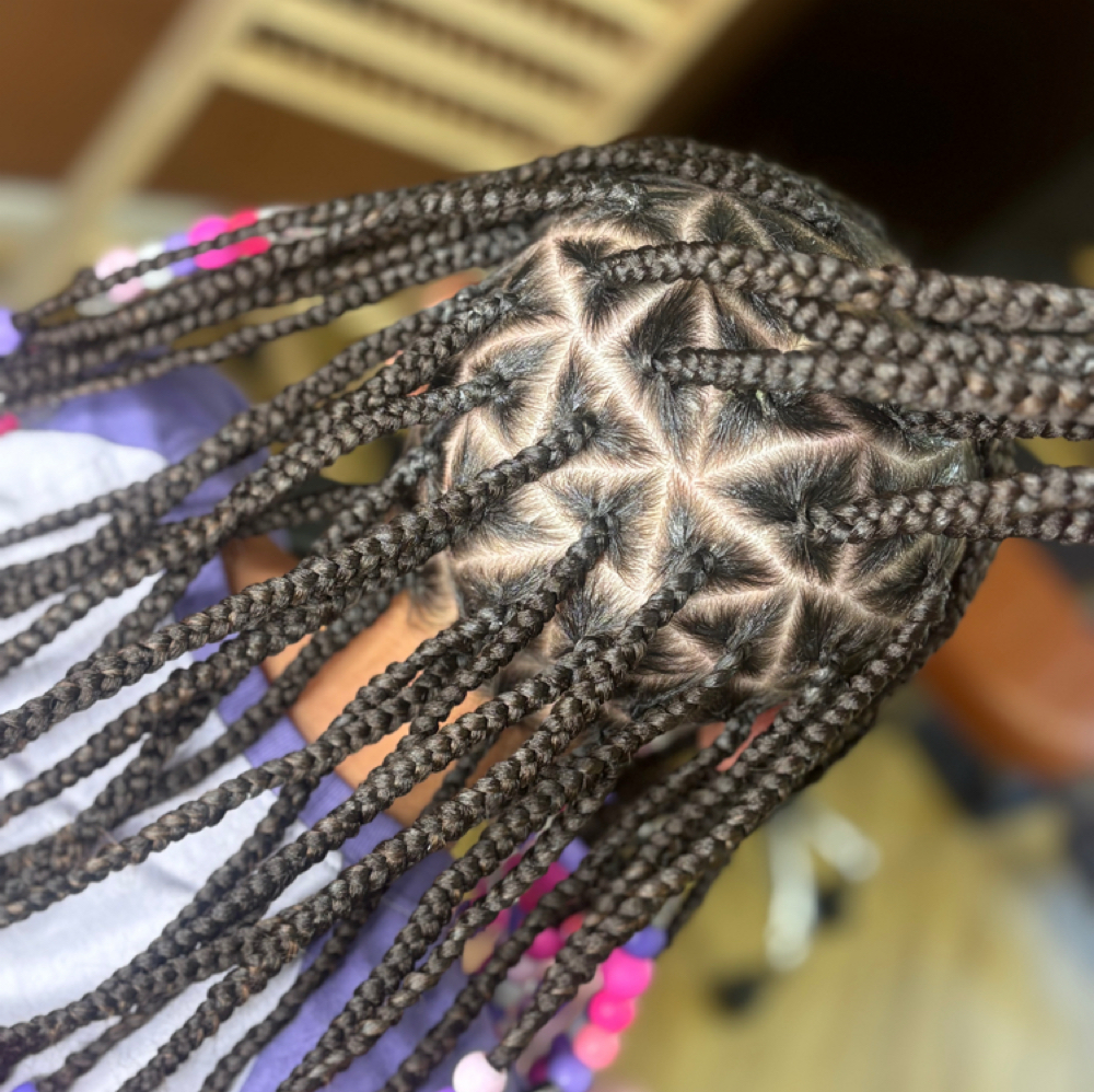 Triangle braids at The Ny3 Luxe experience in Harker Heights, TX