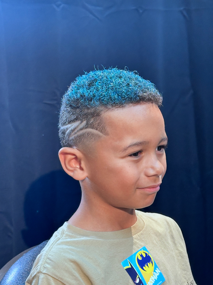 Kid Haircut at Flavio’s Studio & Barbershop in Harrisonburg, VA