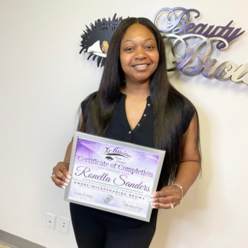 BROW MAPPING TRAINING at Xclusive Beauty N' Brows in Houston, TX