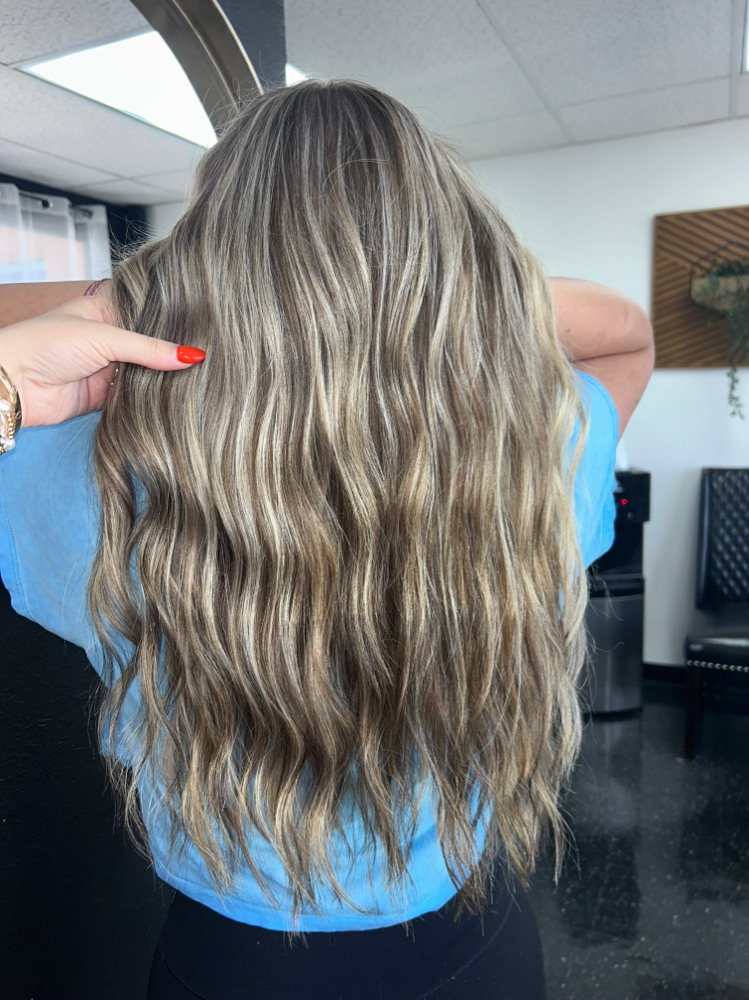 Full Head Of Teasy Lights + Roots