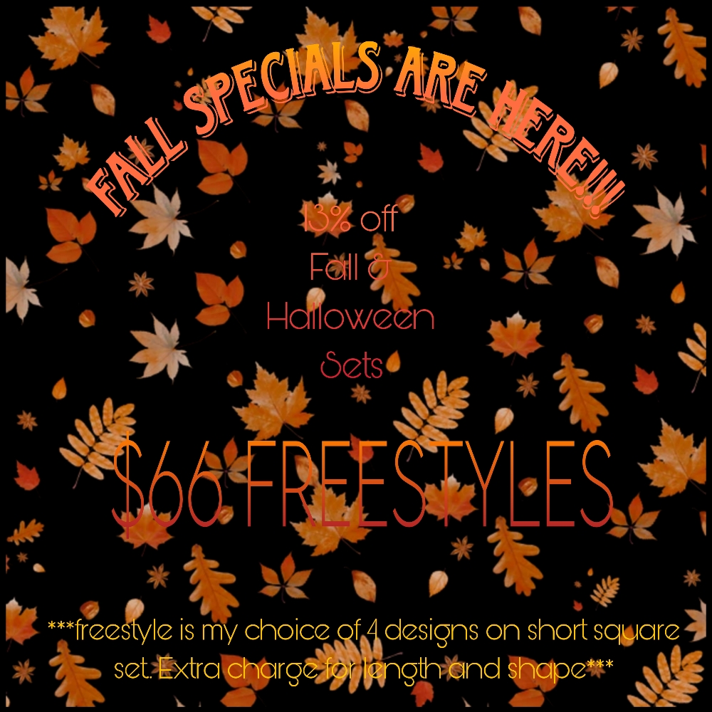 Fall NAIL SPECIALS