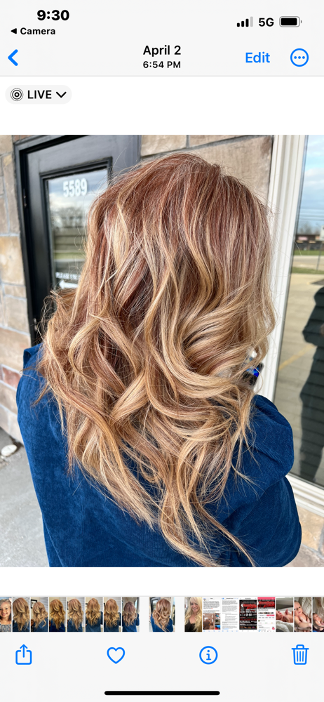 Trad. Full Foil, Color and Haircut