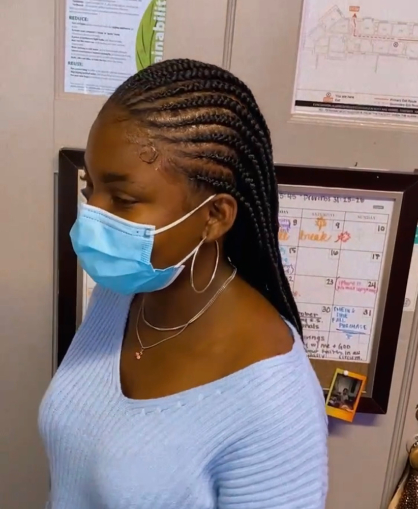 Small Fulani Braids