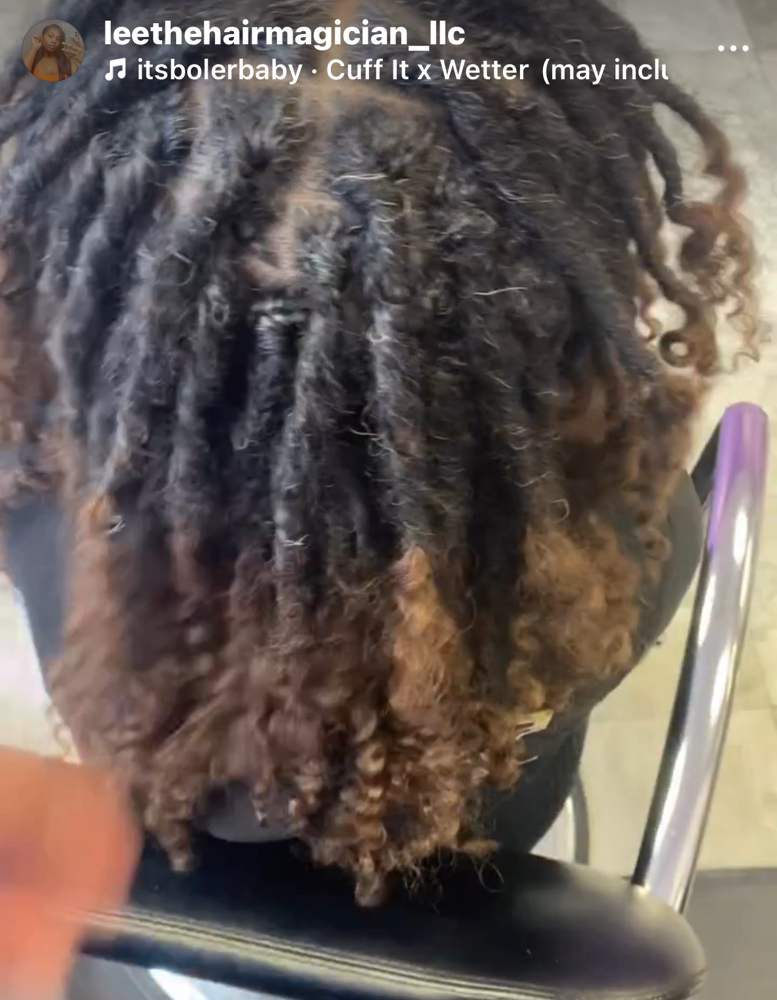 81-120 Loc Extension Install at Lee The Hair Magician LLC in Detroit, MI