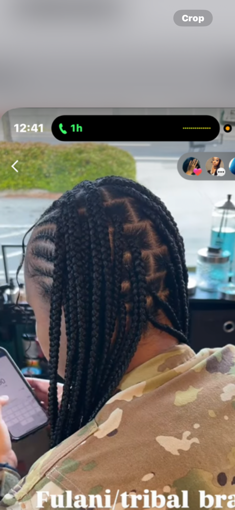 Smedium Fulani/tribal W/knotless