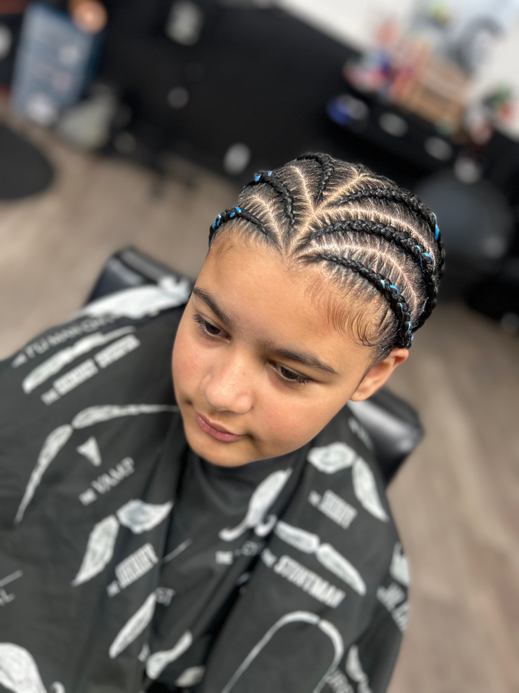 Kids Natural Braid Designs