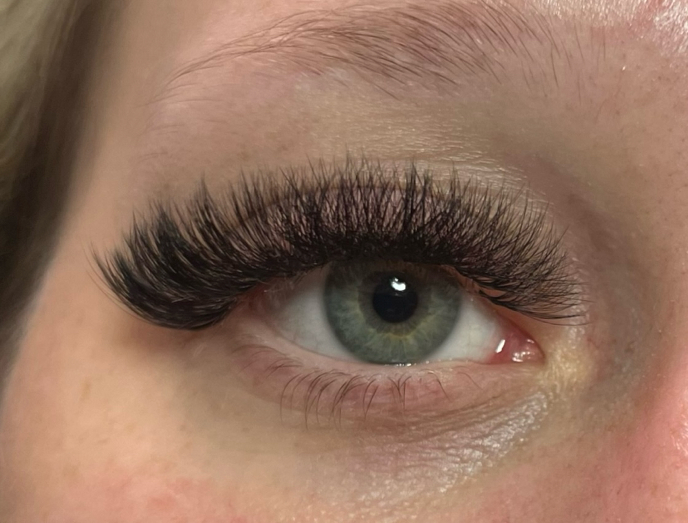Mega volume lash full set at Ablaze Aesthetics in fitchburg, MA