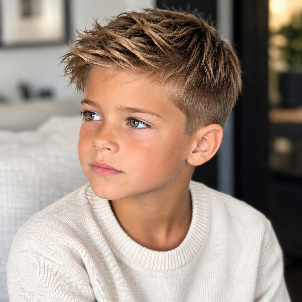 Boy Kid Cut at The Cut by Val in Dallas, TX