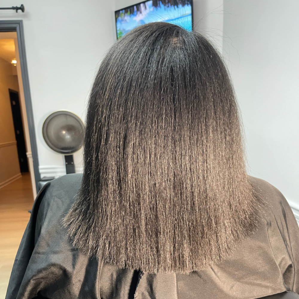 Silk Press & Trim at Naturally Glitz Beauty Salon & Boutique in Newnan, GA