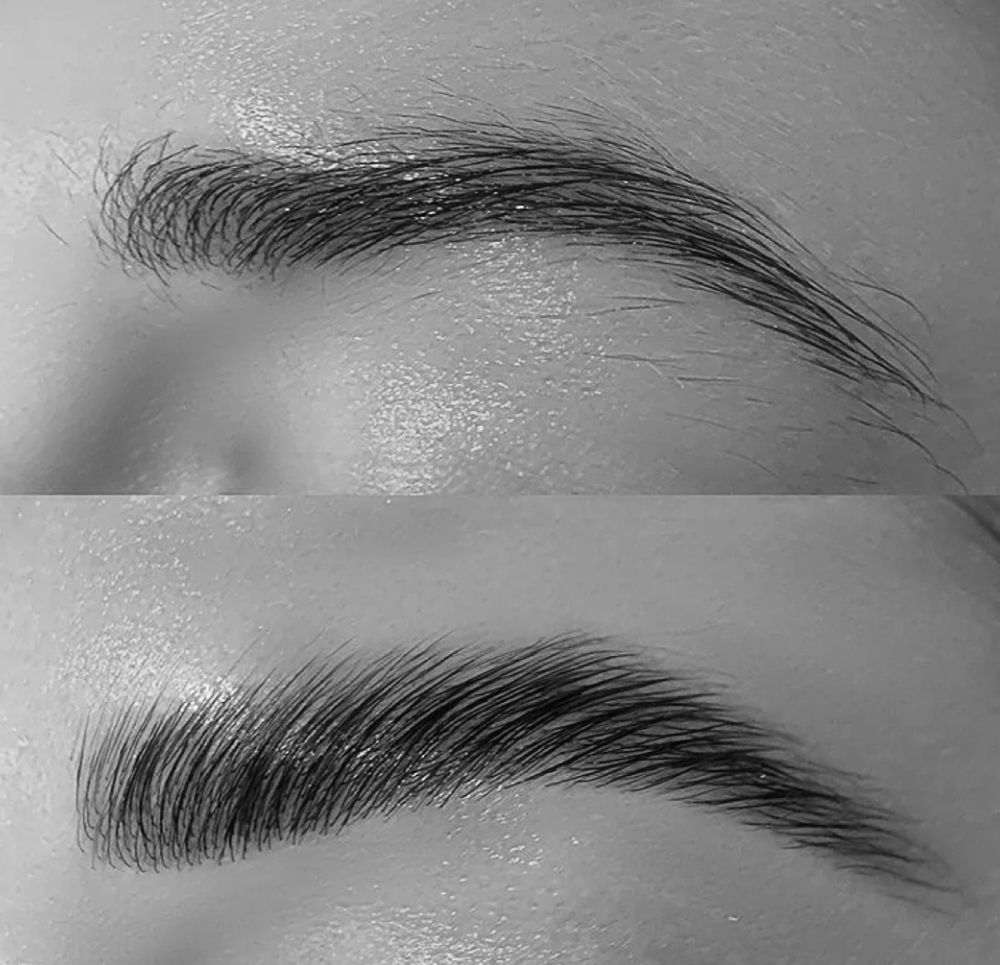 Brow Lamination and Tint